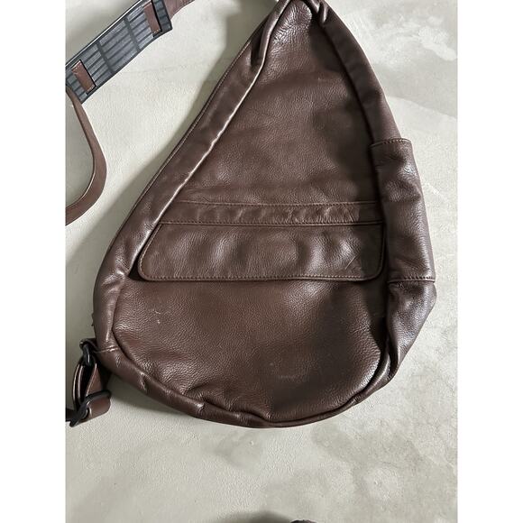 Vintage Ameribag Brown Leather Healthy Back Bag Backpack main image 7